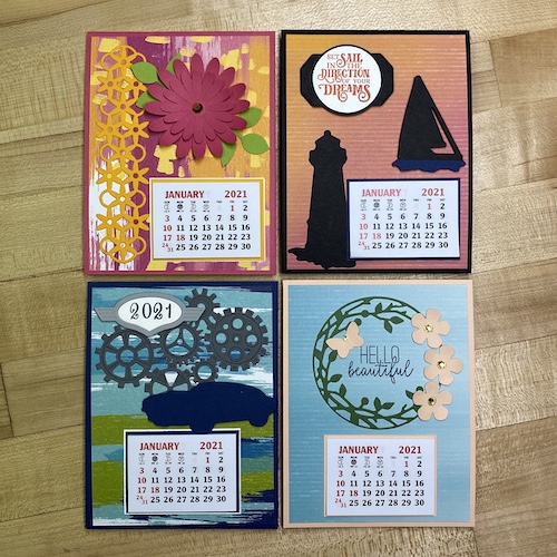 calendar cards