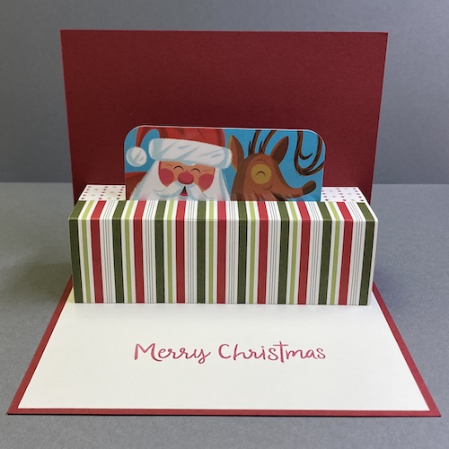 Christmas Cards with a Pop Up Gift card Holder