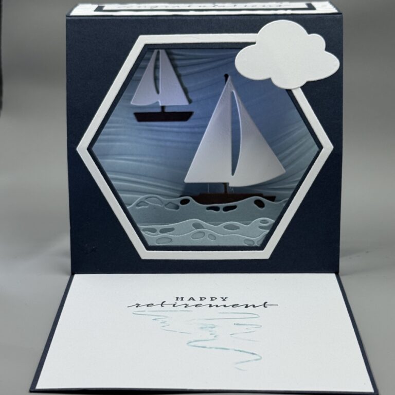 Sunrise Sailing Pop Up Card