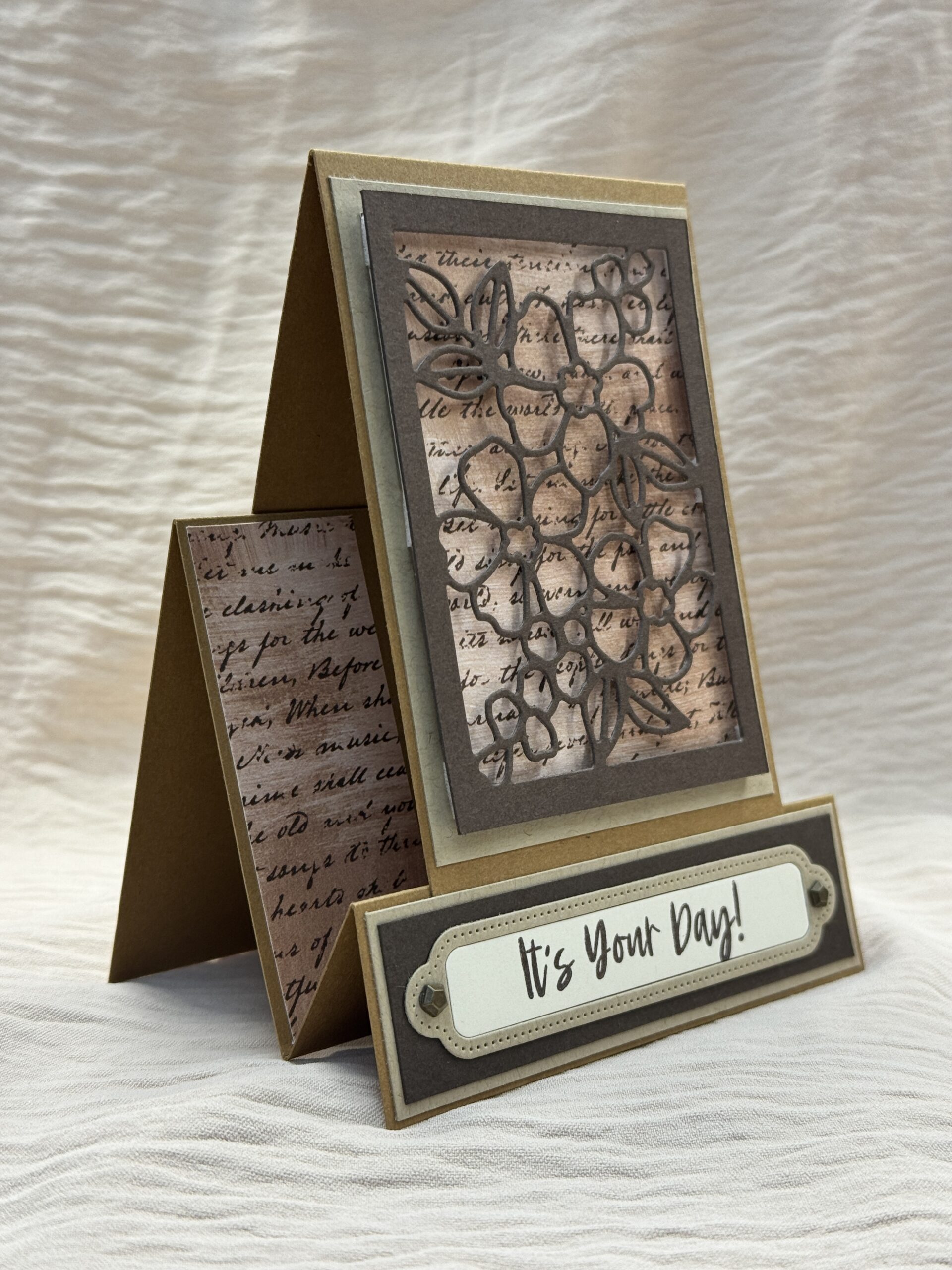 Nature Walk Faux Step Card