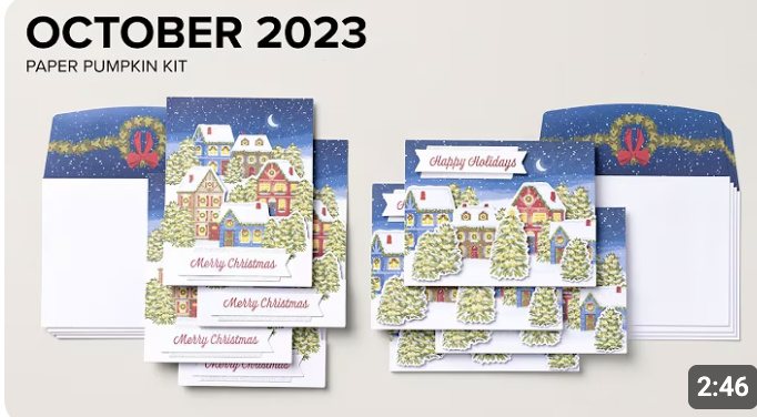 October 2023 Paper Pumpkin Kit